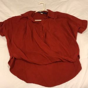 A cute button down blouse